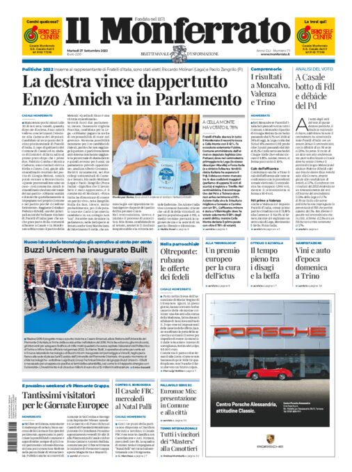 Il Monferrato - Edizione 71 del 27/09/2022